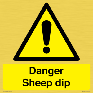 WV12086: Danger Sheep dip