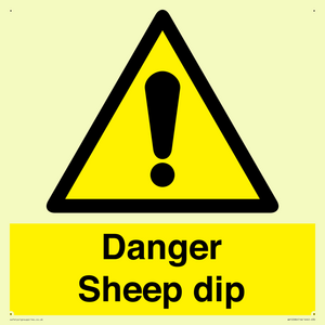 WV12086: Danger Sheep dip