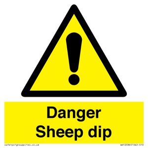 WV12086: Danger Sheep dip