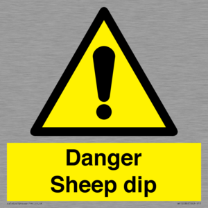 WV12086: Danger Sheep dip