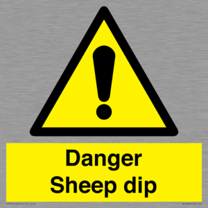 WV12086: Danger Sheep dip