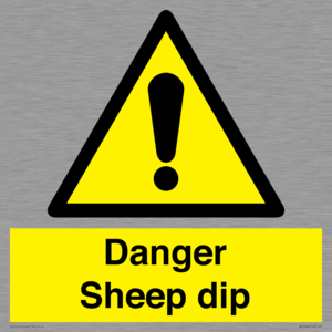 WV12086: Danger Sheep dip