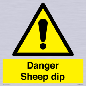 WV12086: Danger Sheep dip