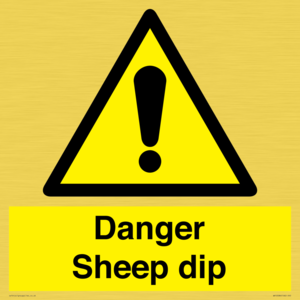 WV12086: Danger Sheep dip