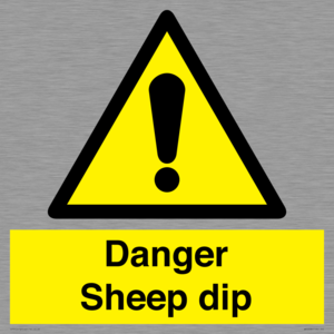 WV12086: Danger Sheep dip