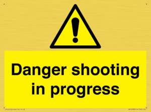 WV12088: Danger shooting in progress