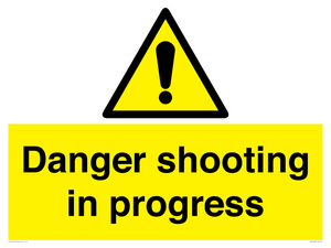 WV12088: Danger shooting in progress