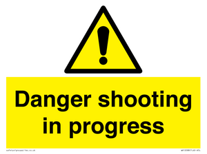 WV12088: Danger shooting in progress