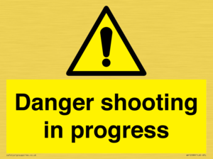 WV12088: Danger shooting in progress