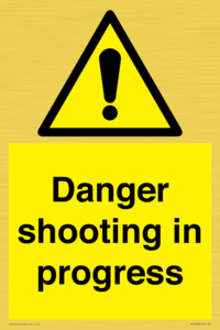 WV12088: Danger shooting in progress
