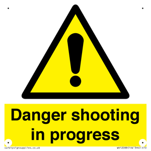 WV12088: Danger shooting in progress