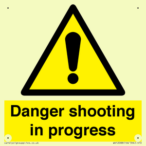 WV12088: Danger shooting in progress