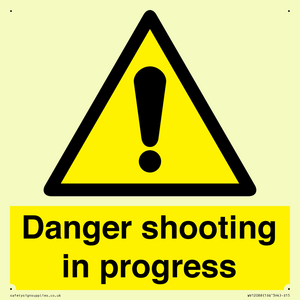 WV12088: Danger shooting in progress