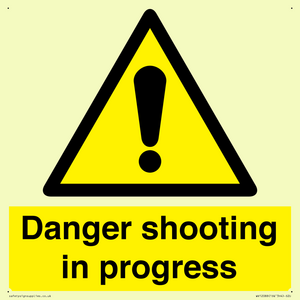 WV12088: Danger shooting in progress