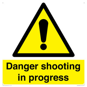 WV12088: Danger shooting in progress