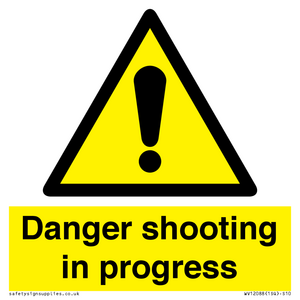 WV12088: Danger shooting in progress
