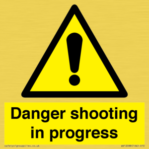 WV12088: Danger shooting in progress