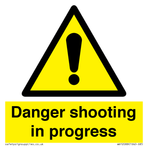 WV12088: Danger shooting in progress