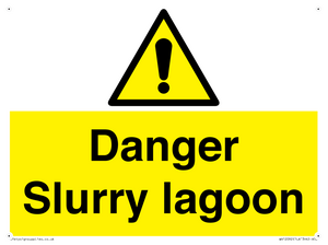 WV12092: Danger Slurry lagoon