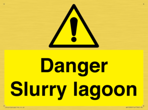 WV12092: Danger Slurry lagoon