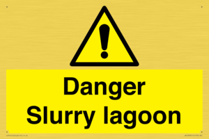 WV12092: Danger Slurry lagoon