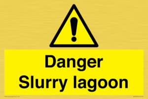 WV12092: Danger Slurry lagoon