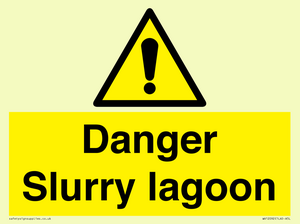WV12092: Danger Slurry lagoon