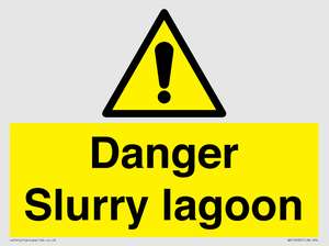 WV12092: Danger Slurry lagoon