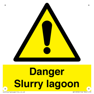 WV12092: Danger Slurry lagoon