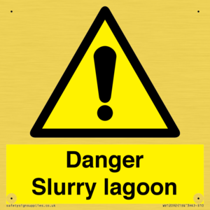 WV12092: Danger Slurry lagoon