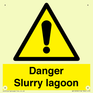 WV12092: Danger Slurry lagoon