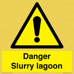 WV12092: Danger Slurry lagoon