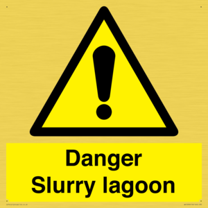 WV12092: Danger Slurry lagoon