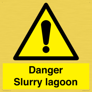 WV12092: Danger Slurry lagoon