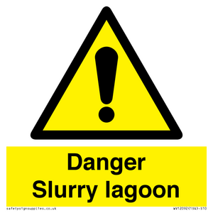 WV12092: Danger Slurry lagoon