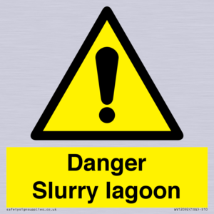 WV12092: Danger Slurry lagoon