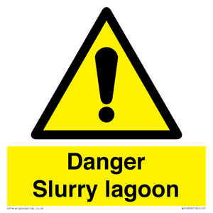 WV12092: Danger Slurry lagoon
