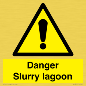 WV12092: Danger Slurry lagoon