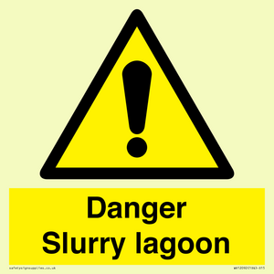 WV12092: Danger Slurry lagoon