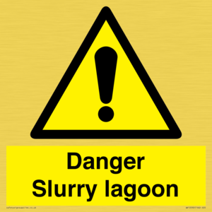 WV12092: Danger Slurry lagoon