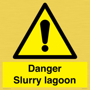 WV12092: Danger Slurry lagoon