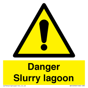 WV12092: Danger Slurry lagoon