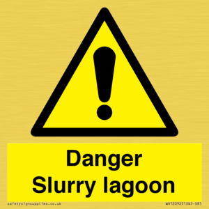 WV12092: Danger Slurry lagoon