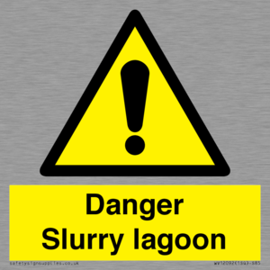 WV12092: Danger Slurry lagoon