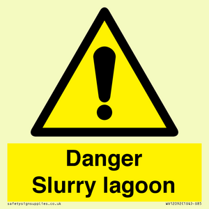 WV12092: Danger Slurry lagoon