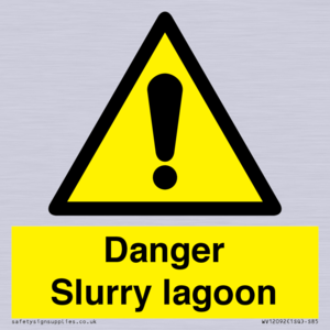 WV12092: Danger Slurry lagoon