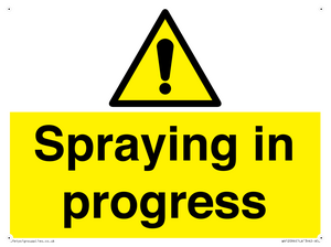 WV12096: Spraying in progress