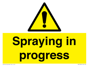 WV12096: Spraying in progress