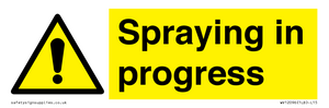 WV12096: Spraying in progress