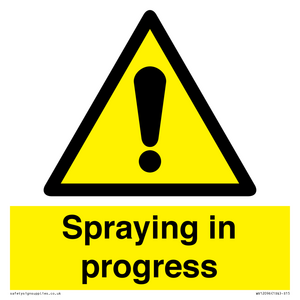 WV12096: Spraying in progress